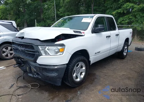 2019 Ram 1500 Tradesman 4X4 6'4 Box from USA, damaged, VIN 1C6SRFCT4KN599134